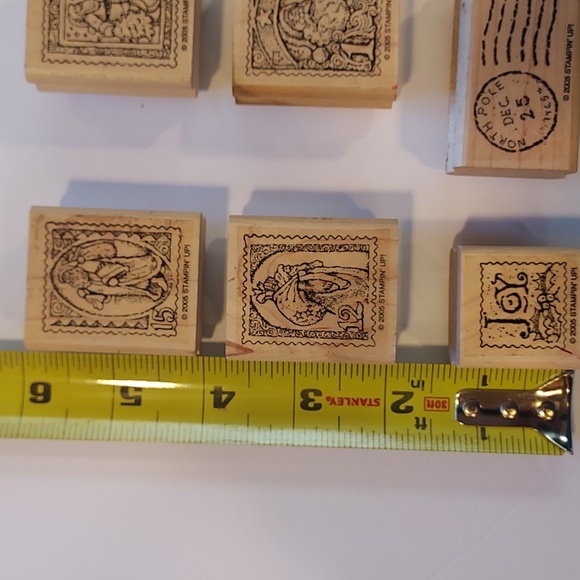 Rubber Stamps Christmas Vintage Theme Postage Stamps Crafting Cardmaking - Picture 9 of 14